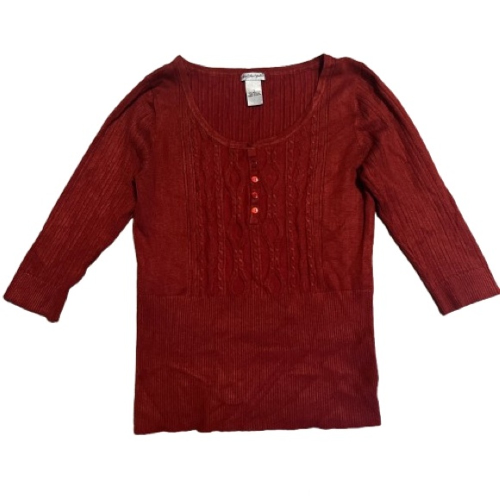 Burgundy sweater